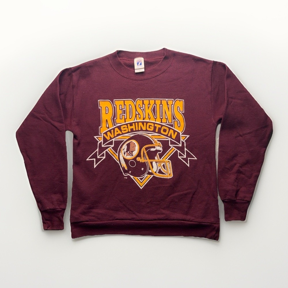 Vintage Washington Redskins Logo 7 Sweatshirt Womens Small NFL Made USA Pullover